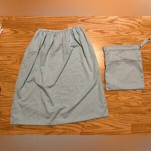 Reusable Wet Bag Lot (2) Damero & Planet Wise Cloth Diaper Bags Blue